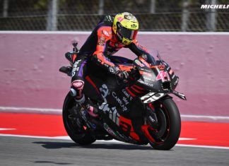 Aleix Espargaró en la Sprint del sábado / Michelin