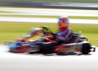 Lucas Pons from CRG during the WSK Super Master Series in Circuito Internazionale di Napoli at Sarno